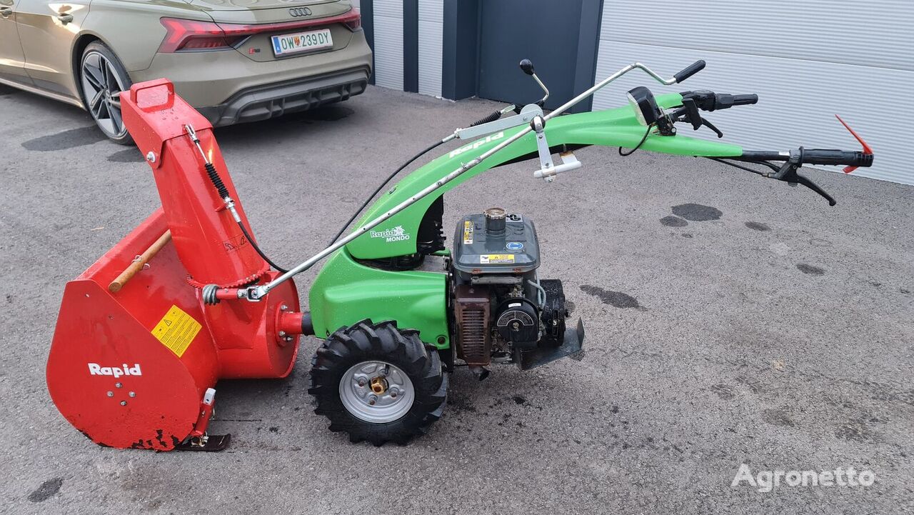 RAPID MONDO Hydrostat Kubota Einachser Winterdienst Geräteträger walk-behind tractor