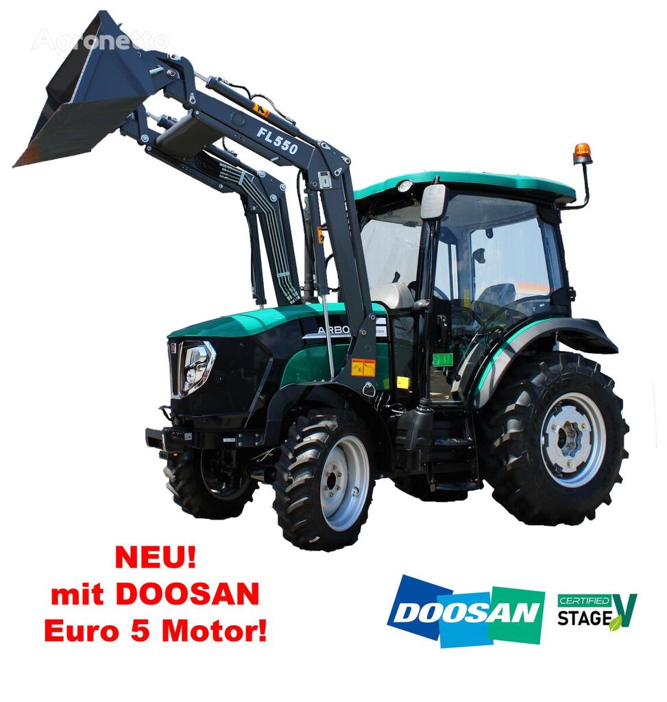 new Arbos 3055 Doosan Motor Euro 5 mini tractor