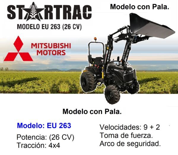 new StarTrac 3C mini tractor