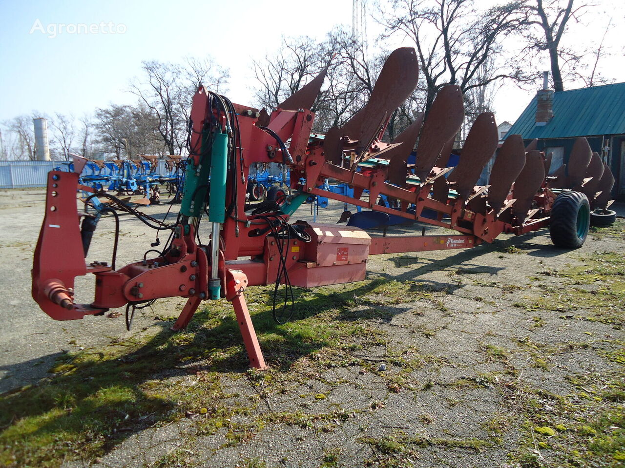 Kverneland RW 100, 8 (5+3) korpusiv, Onland reversible plough