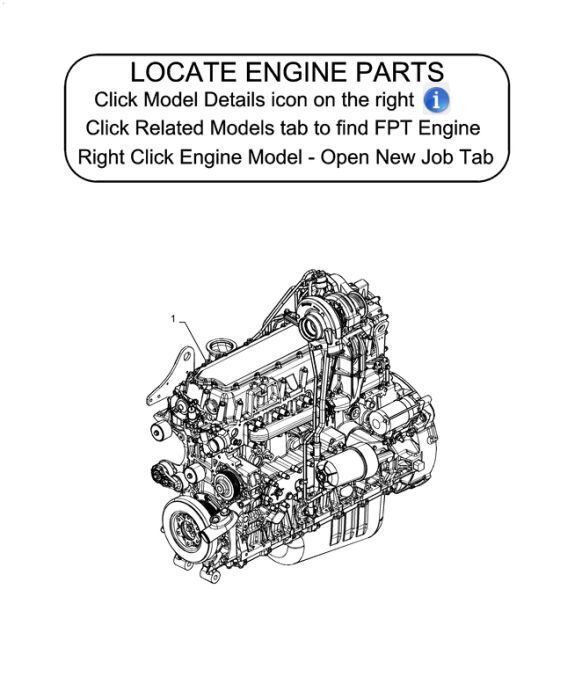 New Holland 5802336687R engine for New Holland T6090 wheel tractor
