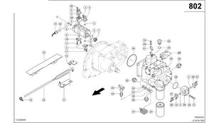 Claas Lexion 580 CIĘGNO BOWDENA  0005474870 (Pompy hydrauliczne) hydraulic hose for Claas Lexion 580  grain harvester