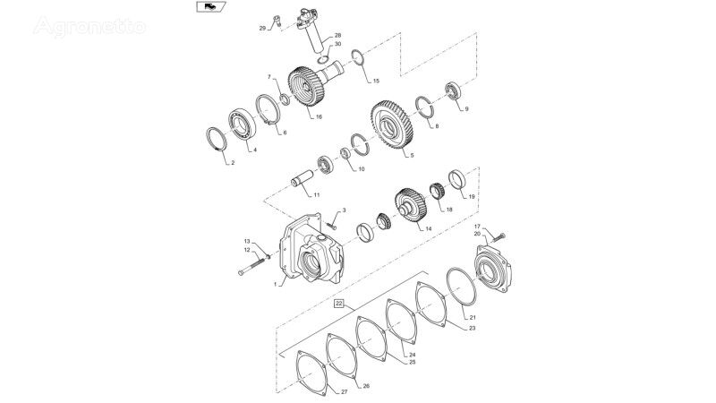 Koło zębate 84338602 other transmission spare part for New Holland T6090  wheel tractor