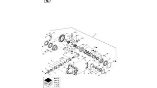 87681221 repair kit for New Holland T6090 T6070  wheel tractor