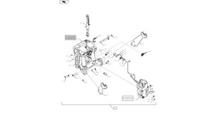 New Holland T6090 T6070 Cięgło dolne 84514135 steering linkage for New Holland T6090 T6070  wheel tractor