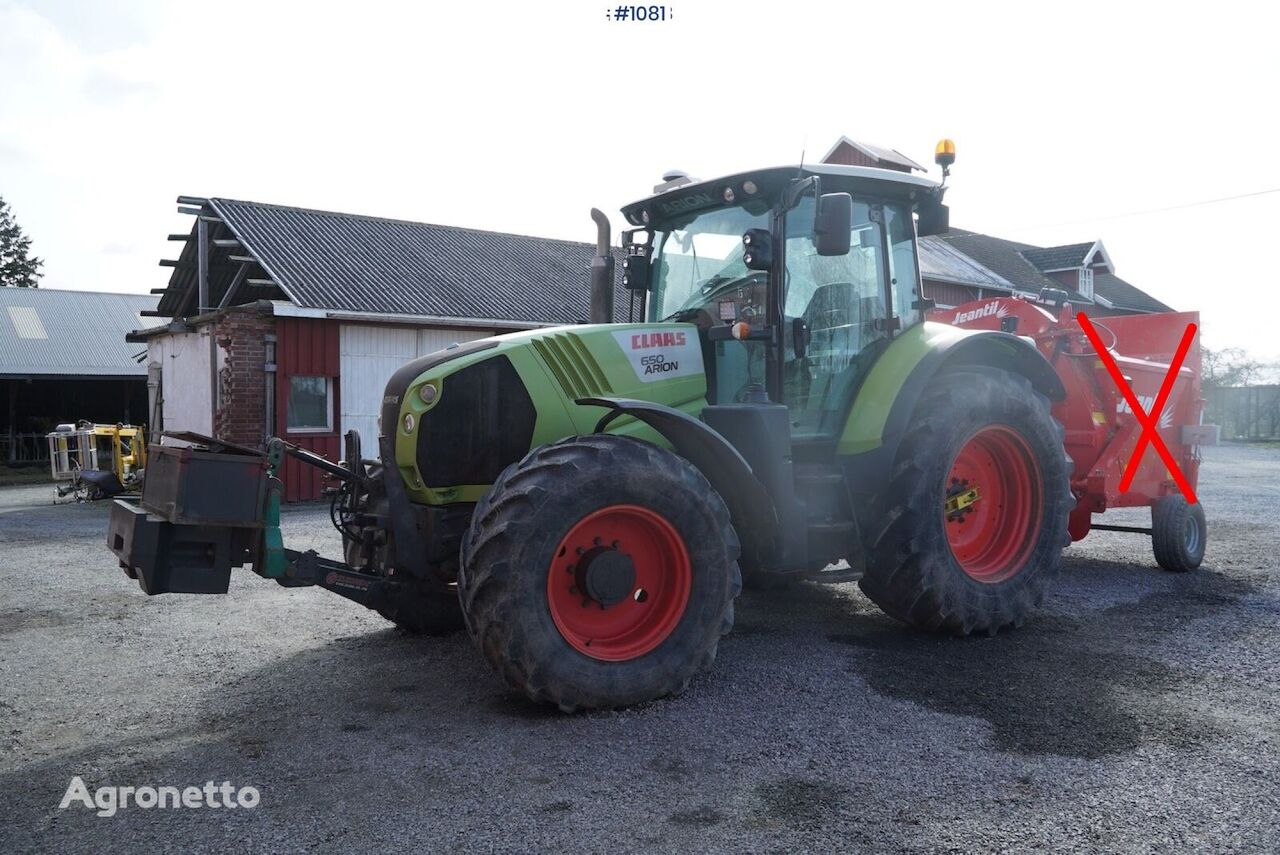 Claas Arion 650 wheel tractor
